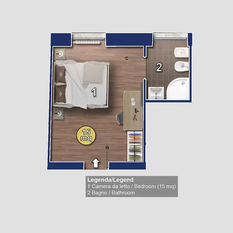 Popolo & Flaminio Rooms 3*, Rom Italien